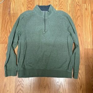 English Laundry Olive Zip-Up Sweater